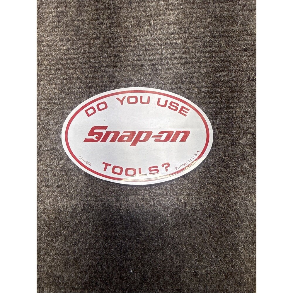 "NEW" Vintage Do You Use Snap-on Tools? Tool Box Sticker SS1025